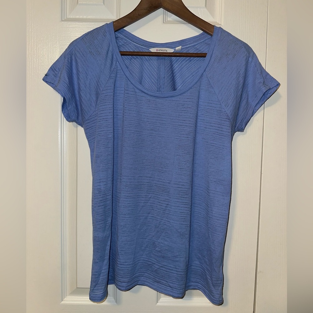 Athleta Teeshirt Blue Size Small